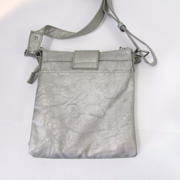 ROSETTI Silver Crossbody Organizer Handbag - Picture 6 of 7